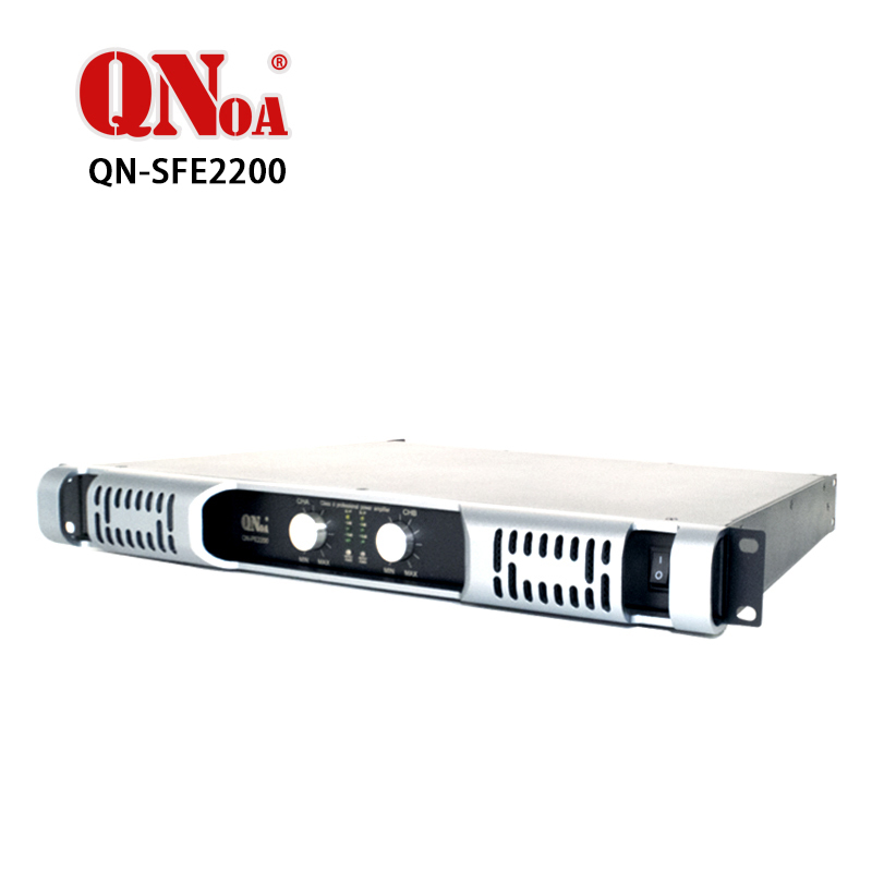 QNOA 启诺QN-SFE2200 立体声四通道数字功率放大器200W 灰(台)