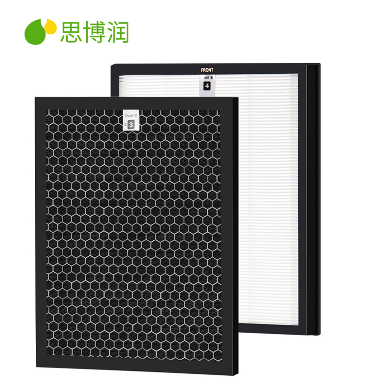思博润配飞利浦空气净化器过滤网滤芯 AC4127套装(集尘+活性炭)适用飞利浦AC4025 AC4026(超惠版)