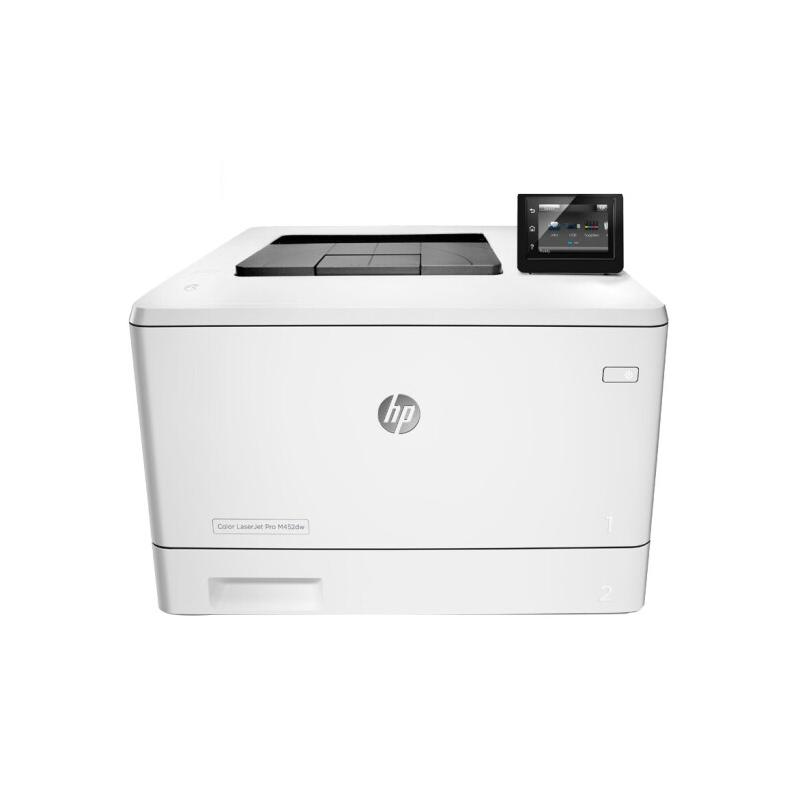 惠普 打印机 M452dw A4彩色激光打印机 单功能打印 M452dw