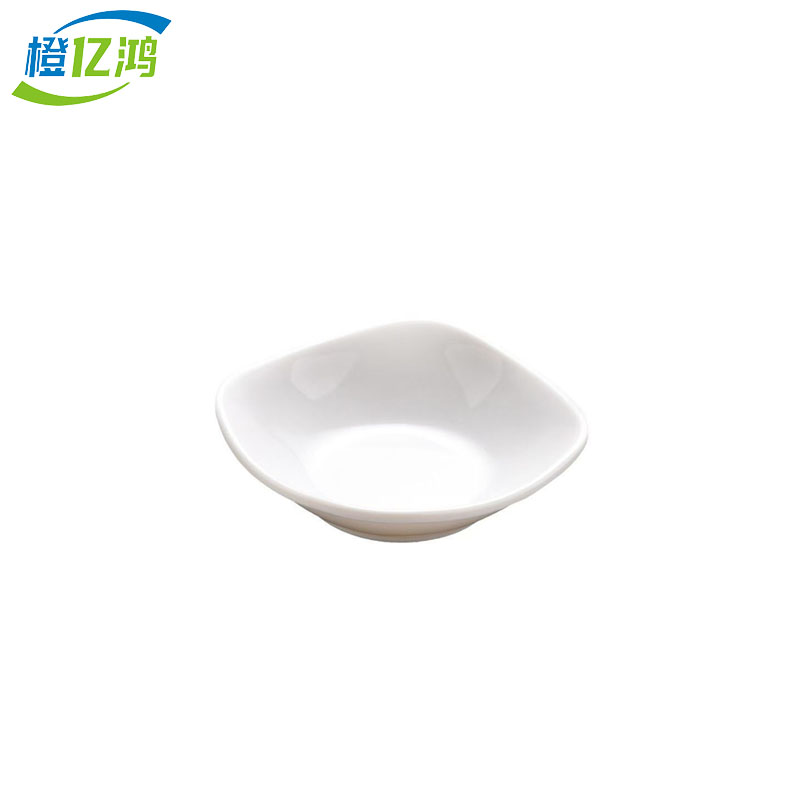 橙亿鸿 密胺四方碟 4英寸直径10.3cm 个高清大图