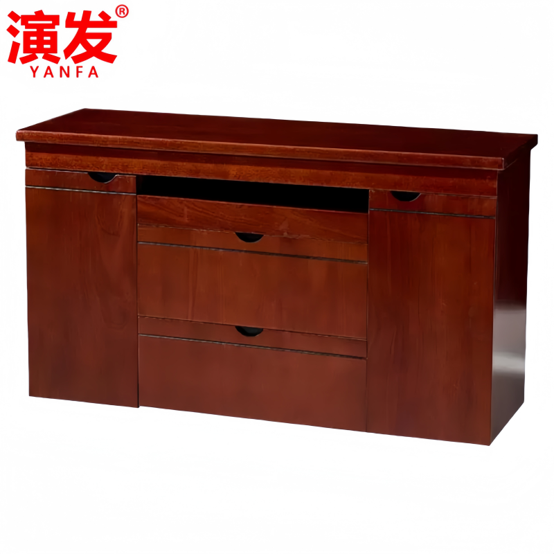 演发 办公桌三抽 个高清大图