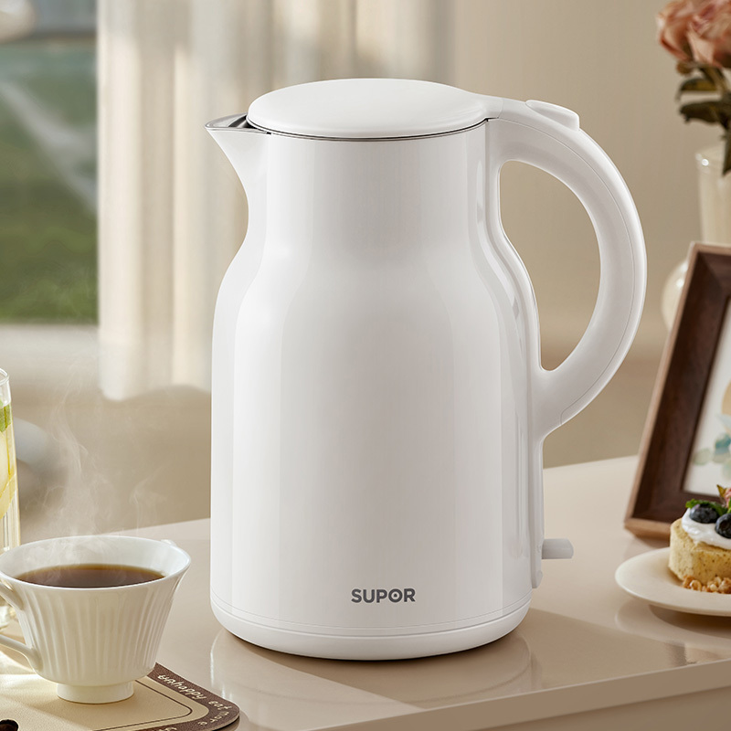 苏泊尔(SUPOR)烧水壶电水壶热水壶2.5L大容量316L不锈钢无缝内胆烧水壶防烫保温自动断电 SW-25J05L高清大图