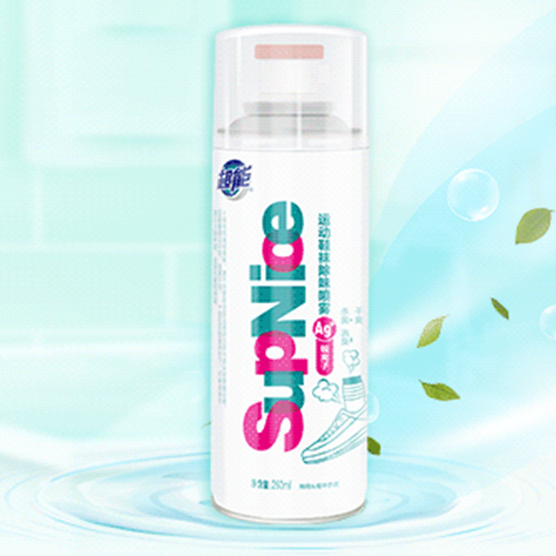 超能除味喷雾含银离子成分净味消臭supnice运动鞋袜260ml*2高清大图