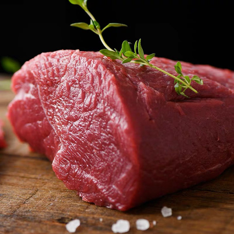爱上星鲜 三食牛计 里脊肉800g(400g*2)新鲜整条牛柳冷冻排酸 小黄瓜条 增肌 上脑肉 新鲜牛肉