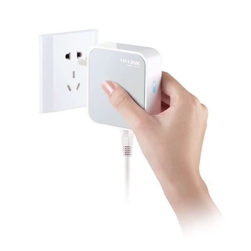 普联(TP-LINK)TL-WR710N 便携迷你 家用无线路由器AP有线转WIFI信号放大器中继