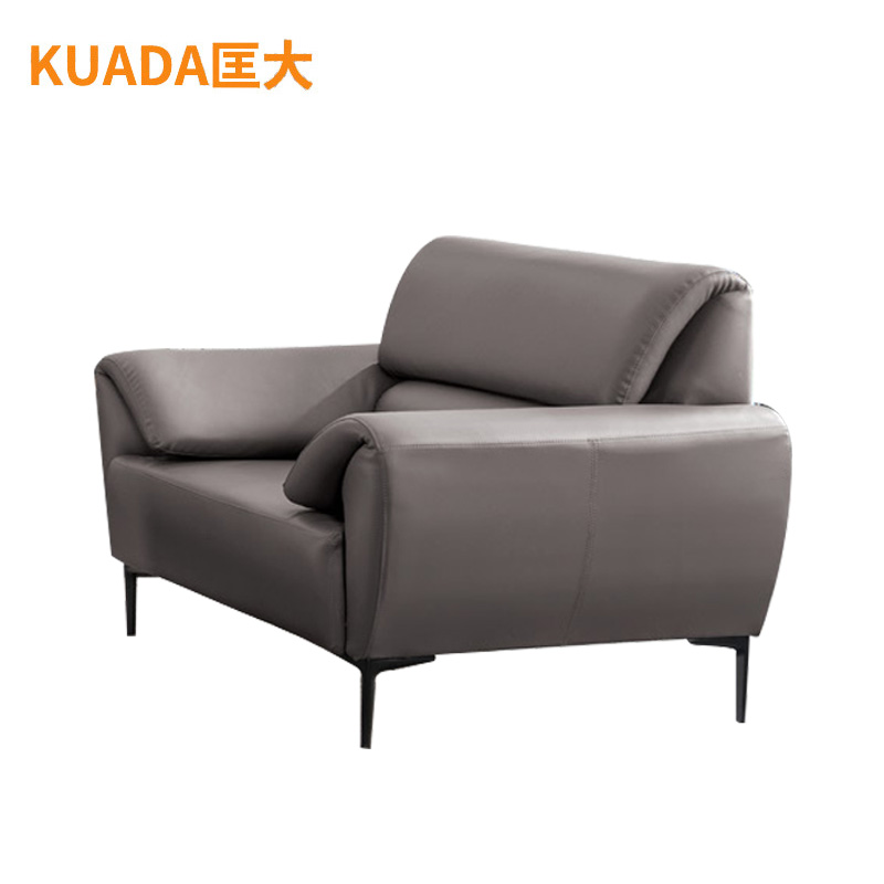 匡大 办公沙发 皮艺沙发 办公室接待沙发 西皮 单人位 KDT691高清大图