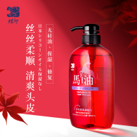 日本进口蝶印马油保湿修复洗发水600ml