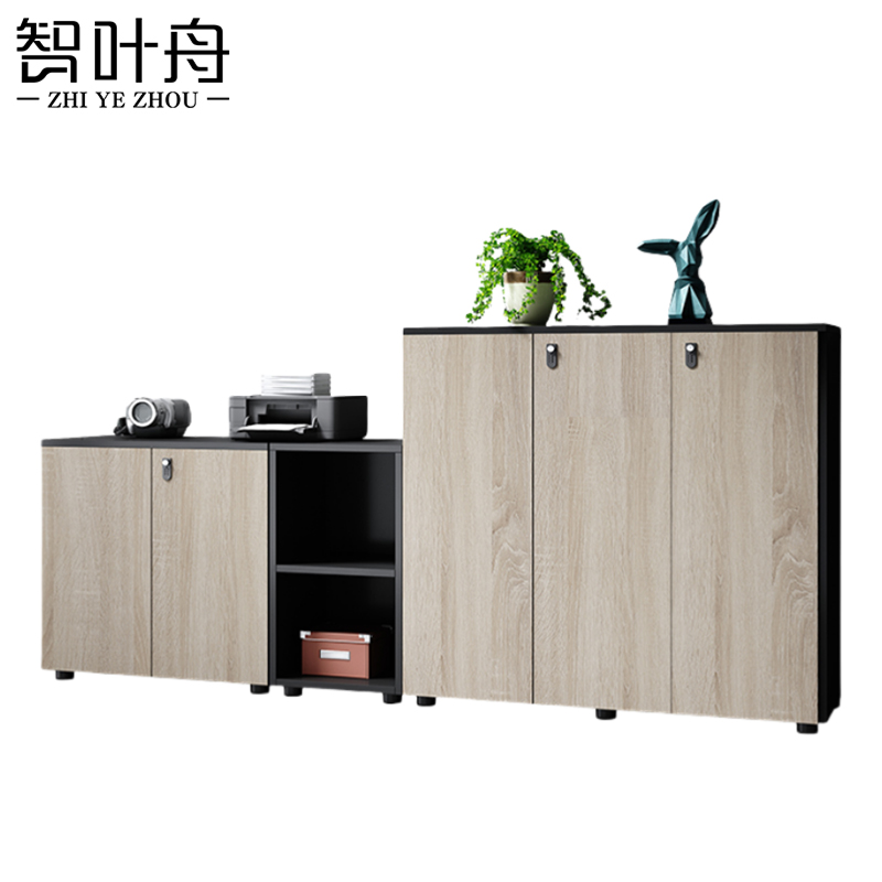 智叶舟办公矮柜240*40*120cm台高清大图