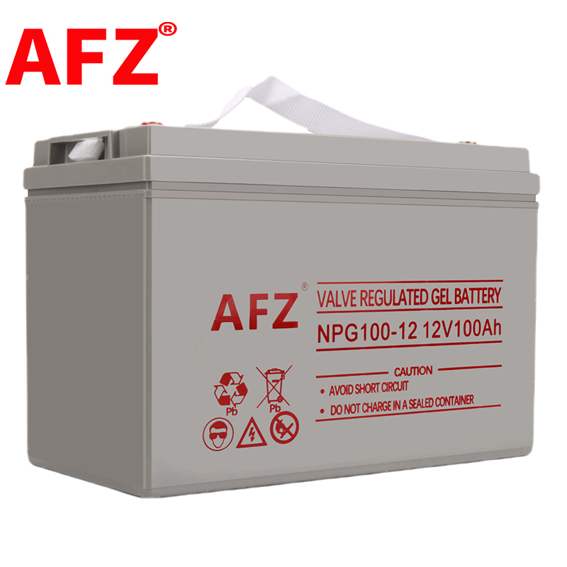 太阳能蓄电池12V100AH通信设备逆变EPS直流屏UPS电源NPG100-12短款高清大图