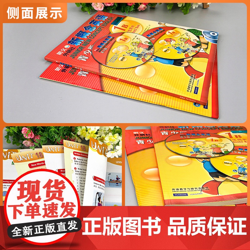 外研社新概念英语青少版1B starterB全套学生用书+练习册 新概念英语 可点读 适合三四年级学生 教材辅导用书 配高清大图