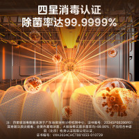 美的(Midea)嵌入式洗碗机GX1000Max-Q 升级17套+2 三层大容量变频五臂飓风洗 105℃热风烘干四星消毒
