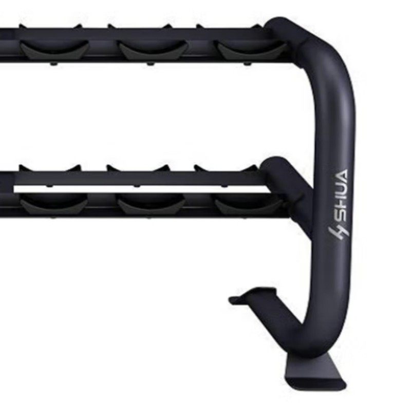 舒华(SHUA) 舒华家用商用组合6副哑铃哑铃架(2.5KG-15KG) SH-DR08高清大图