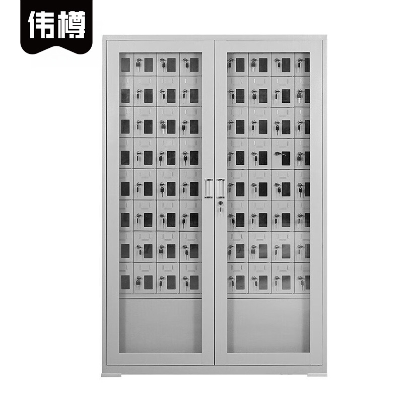 伟樽外玻手机存放柜72门1177*300*1800mm台高清大图