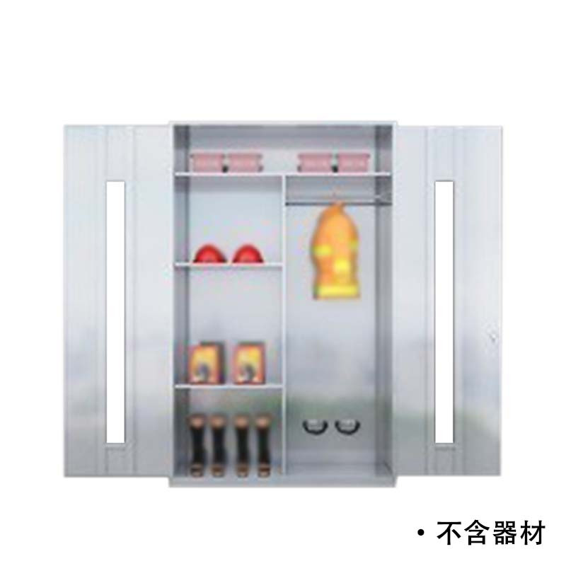 鑫升顺304不锈钢应急物资柜消防救援器材箱防护用品柜室外消防柜高1920*宽1200*深500(加厚201材质)不含器材