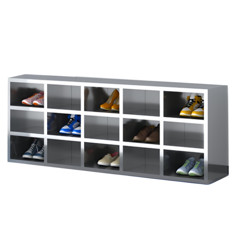 铭思达不锈钢鞋柜单面15格个高清大图