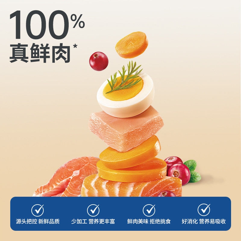 伯纳天纯鲜4系列全价鲜肉成年期猫粮6.8kg高清大图