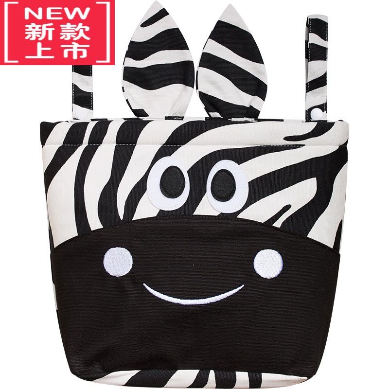 可莉允婴儿床收纳袋围栏挂袋儿童床边置物袋储物挂包立体裁剪尿布袋可爱图片