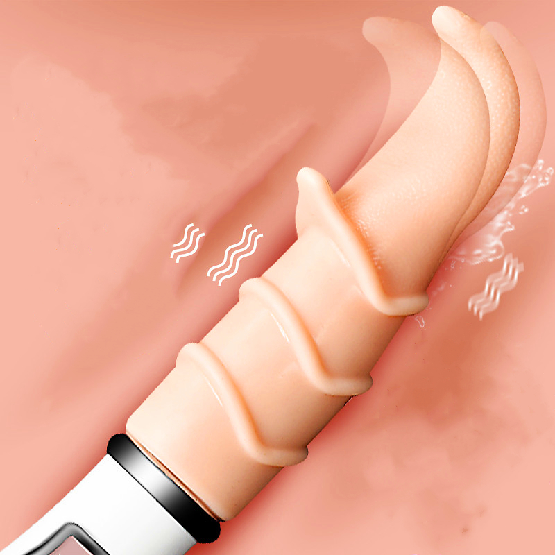 吉祥小炮悦炮女用震动棒摇摆舌头加温吸阴器仿真女用电动加热高潮自慰