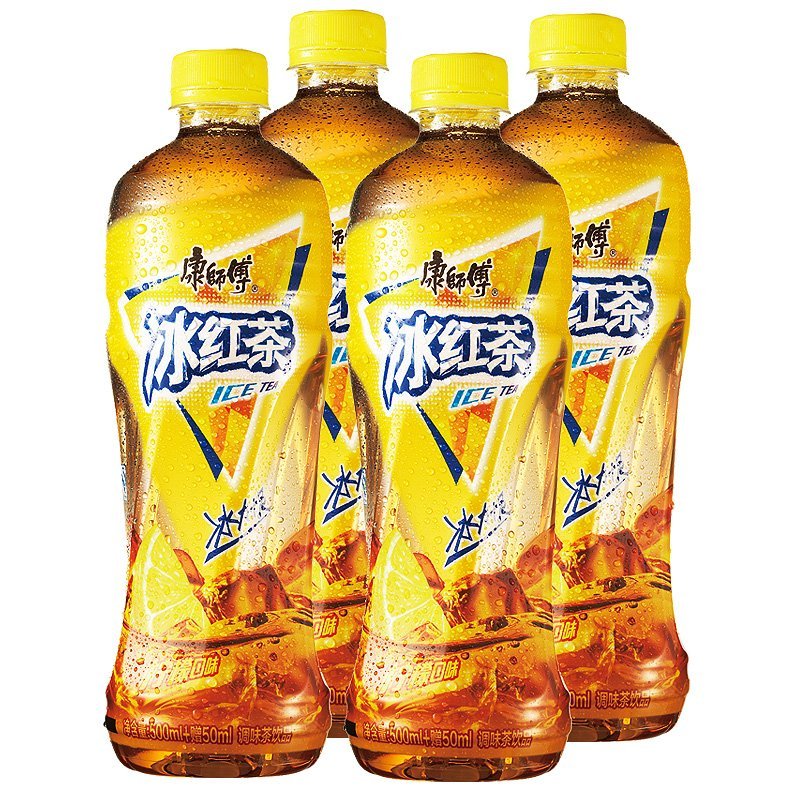 [苏宁超市]康师傅冰红茶550ml*4(四连瓶)