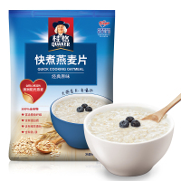 桂格(QUAKER)早餐谷物 膳食纤维 快煮(非即食) 燕麦片 1000g 袋装