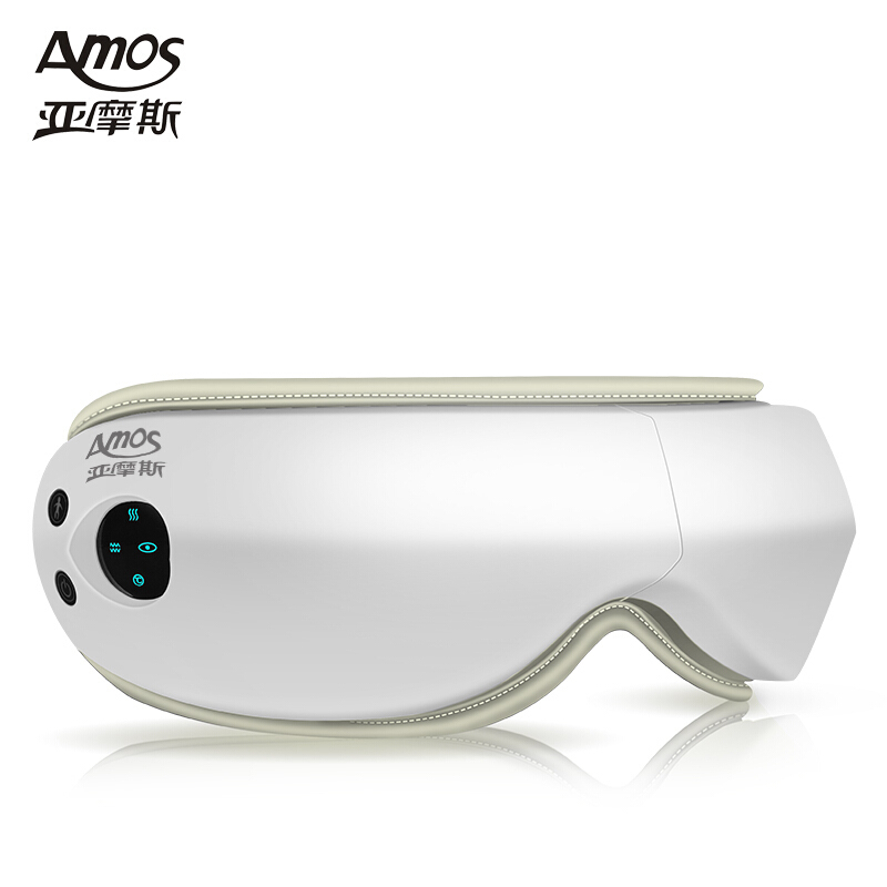 亚摩斯(AMOS)眼部按摩器MS-EY02S 护眼仪眼保仪按摩仪 眼部保健护理白色