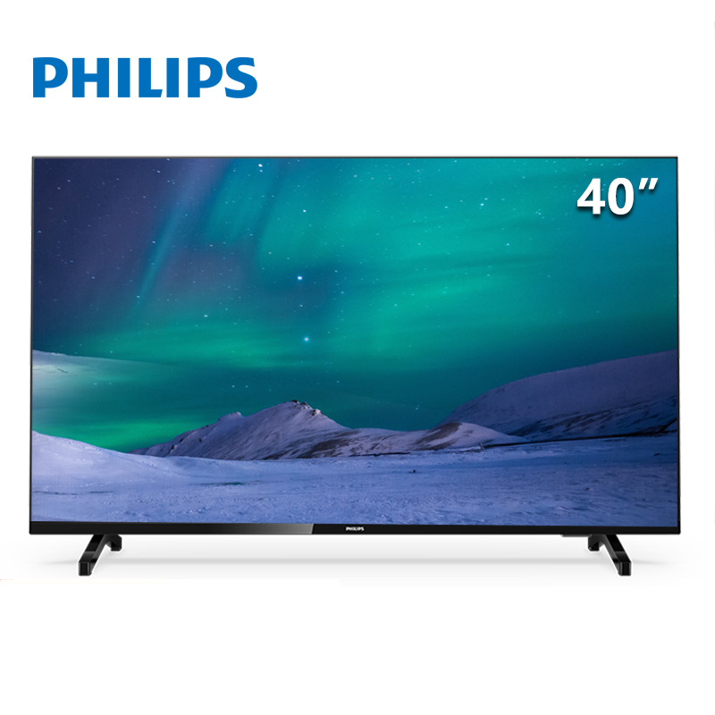 飞利浦(PHILIPS)40英寸全面屏高清智能网络WiFi液晶平板电视机 1GB+8GB存储 40PFF6000系列