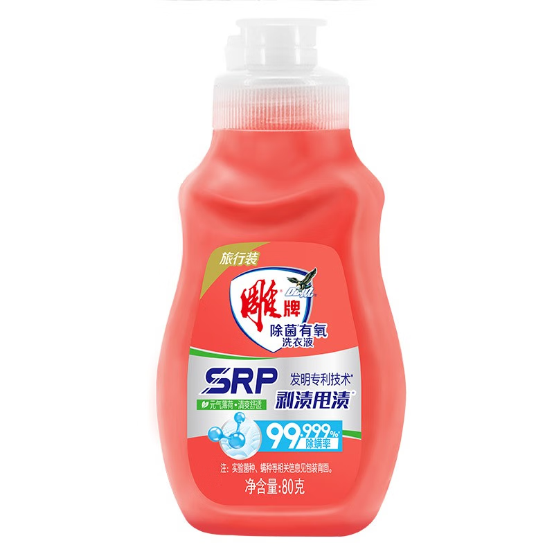 雕牌 SRP除菌有氧洗衣系列组合 4320g 洗衣液2.58kg+皂粉1.3kg+内衣皂100g*2+洗衣液80g*3高清大图
