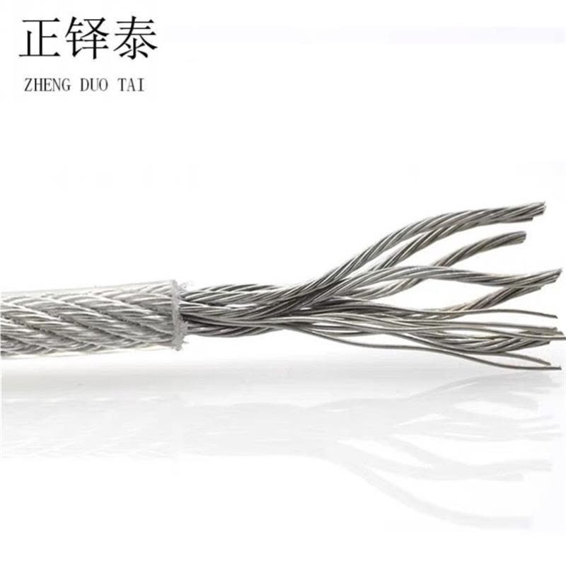 正铎泰 涂塑钢丝绳 包塑镀锌钢丝绳 8mm /米图片