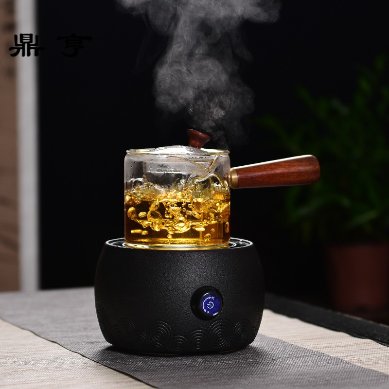 鼎亨电陶炉煮茶 茶炉家用小型泡茶器迷你泡茶壶内胆过滤 耐高温侧