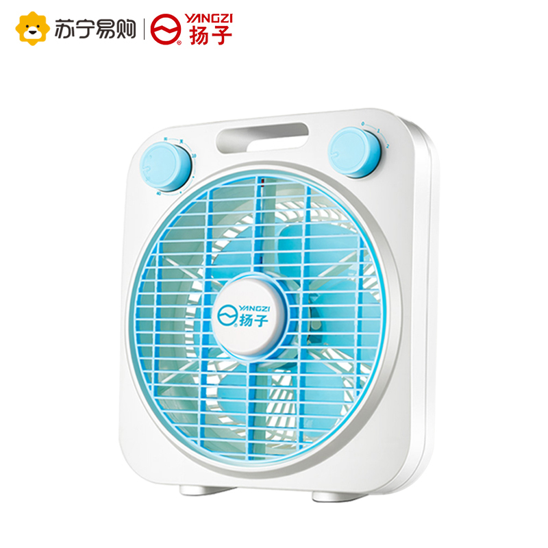 扬子电风扇扇FH-18B定时款 迷你转页扇小型宿舍学生家用床上静音办公桌面迷你蓝白普通款