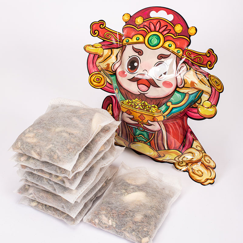 承夏文化 财神到原叶足浴包 30g*8包/袋高清大图