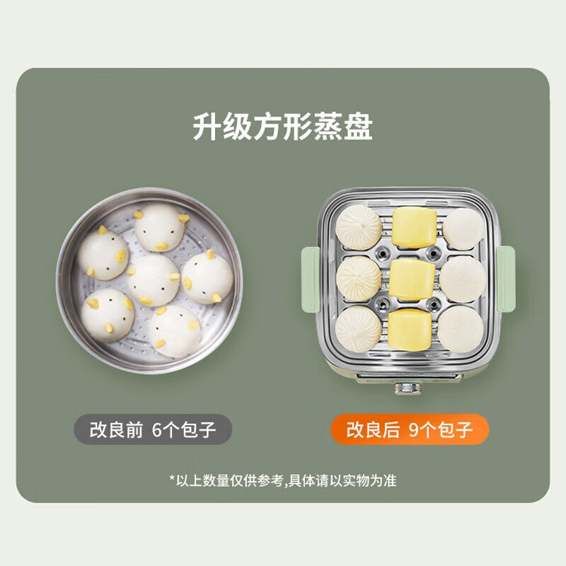 九阳(Joyoung)电蒸锅电煮锅电火锅多功能锅家用电锅蒸包子锅电热锅三层大容量多用途锅GZ105高清大图