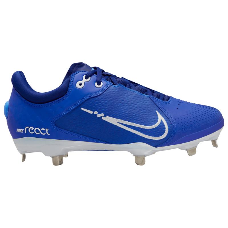 耐克(NIKE)棒球鞋女款轻便缓震耐用训练比赛专业级运动钉鞋 White/Deep_Royal/Hyper_Royal 38.5