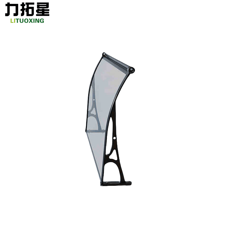 力拓星 遮阳雨棚 铝合金雨棚 100*120*31cm 个图片