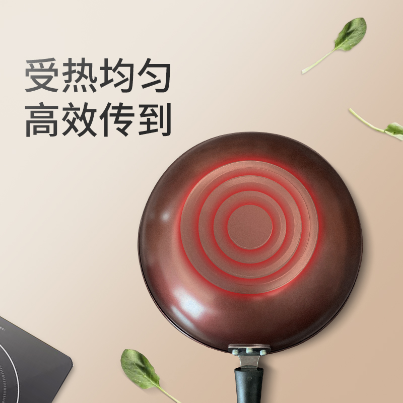 BRK套锅德国卡塞尔不粘锅套锅两件套 炒锅32cm&汤锅24cm 麦饭石色不粘锅具 烹饪用具 燃气灶专用高清大图