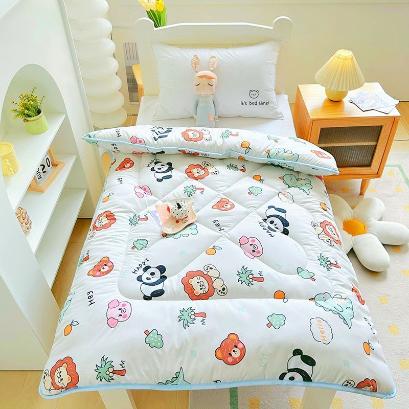 卡通儿童幼儿园冬被加厚保暖午睡被褥婴儿小被子秋冬丝棉被芯高清大图
