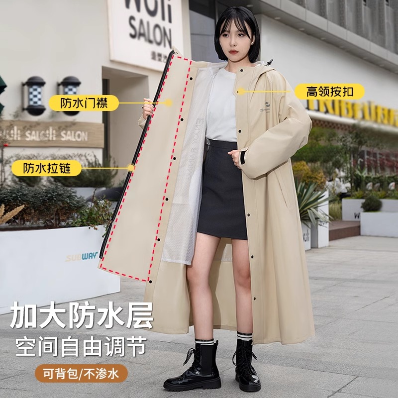 正雨雨衣男全身防暴雨户外单人一体外穿连体防雨服女款雨披9063高清大图