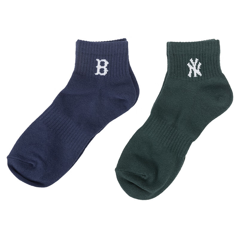 MLB男女同款短袜情侣潮流休闲袜子 3ASOS044N-00NYSMLB