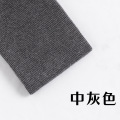 深灰色螺纹秋裤女冬新款外穿显瘦加绒加厚连脚高腰紧身打底裤_829 350g均码【厚绒】适合5~10℃ 中灰踩脚