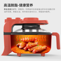 利仁(Liven)空气炸锅家用多功能无油煎炸无烟大容量热空气循环不粘烤架易清洗自动断电KZ-5M