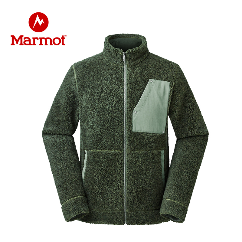 Marmot/土拨鼠 男子 户外保暖长毛绒面料休闲夹克