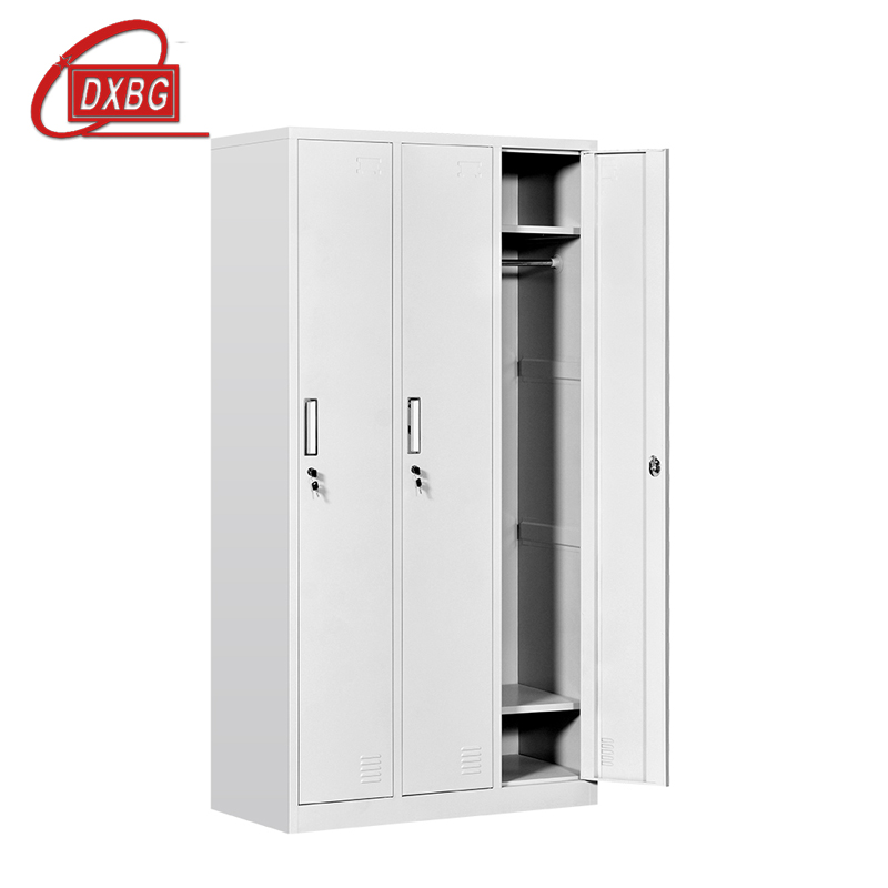 DXBG文件柜办公柜储物柜三门更衣柜900*420*1800高清大图