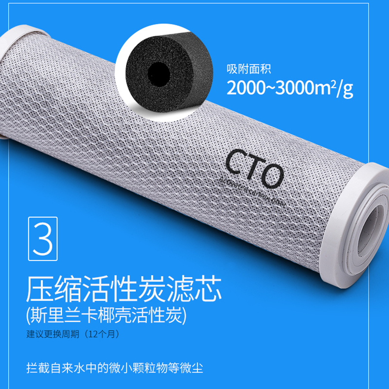 德国德克西Q4-1净水器滤芯一年使用量套装共7支