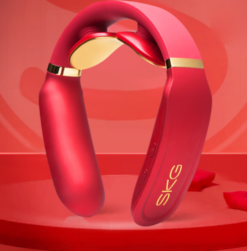 SKG 颈椎按摩器 4330时尚红礼盒款