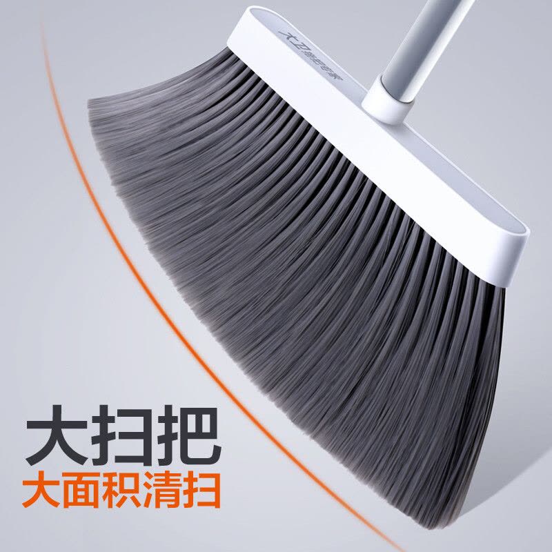 大卫 F2扫把加大加长簸箕套装组合梳齿软毛扫地笤帚簸箕图片