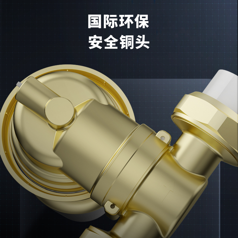奥克斯Q2家用全屋前置过滤器7T/H自来水反冲洗家用净水机中央净水器 上门安装