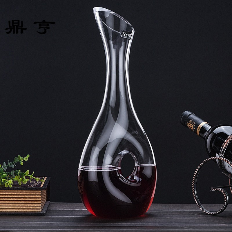 鼎亨无铅水晶红酒醒酒器蜗牛形干红葡萄酒玻璃醒酒壶分酒器欧式家