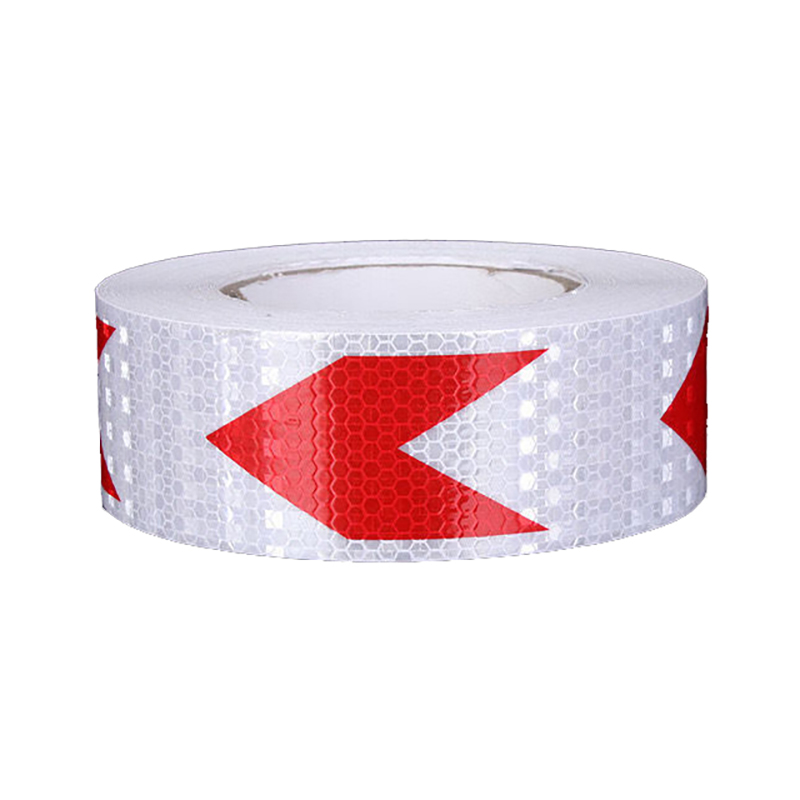好企来 单方向标 反光标识 AQ-0070 PP 红白 5cm*25m (25米/卷)高清大图