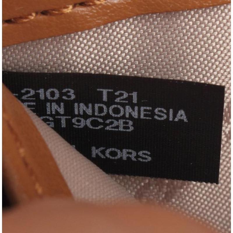 迈克·科尔斯(MICHAEL KORS)真皮单肩包女士经典logo印花斜挎包多