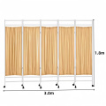 悦兴诚屏风 带轮屏风3.0*1.8m
